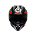 AGV K1 S HELMET - FASTLAP BLACK/GREY/RED (ISI & ECE2206)