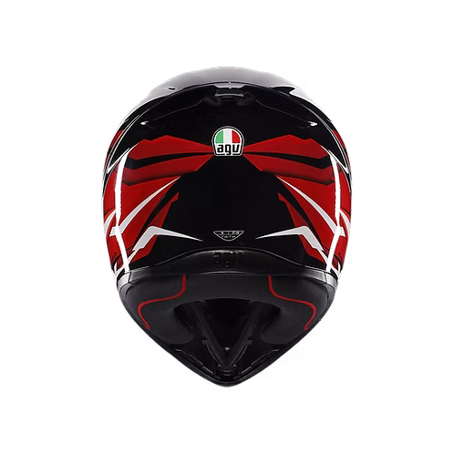 AGV K1 S HELMET - LION BLACK/RED/WHITE (ISI & ECE2206)