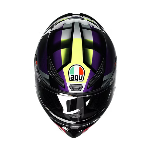 AGV K1 S HELMET - FASTLAP BLACK/PURPLE/PINK (ISI & ECE2206)