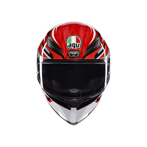 AGV K1 S HELMET - LION BLACK/RED/WHITE (ISI & ECE2206)