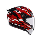 AGV K1 S HELMET - LION BLACK/RED/WHITE (ISI & ECE2206)
