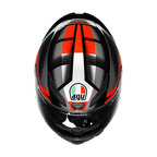 AGV K1 S HELMET - FASTLAP BLACK/GREY/RED (ISI & ECE2206)
