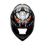 AGV K1 S HELMET - LYZARD BLACK/GREY/RED (ISI & ECE2206)