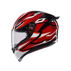 AGV K1 S HELMET - LION BLACK/RED/WHITE (ISI & ECE2206)