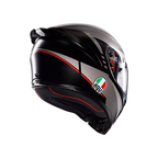 AGV K1 S HELMET - LAP MATT BLACK/GREY/RED (ISI & ECE2206)