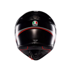 AGV K1 S HELMET - LAP MATT BLACK/GREY/RED (ISI & ECE2206)