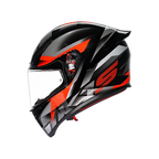 AGV K1 S HELMET - FASTLAP BLACK/GREY/RED (ISI & ECE2206)