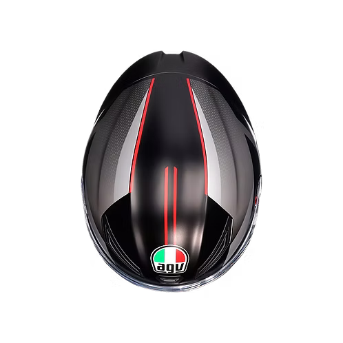 AGV K1 S HELMET - LAP MATT BLACK/GREY/RED (ISI & ECE2206)