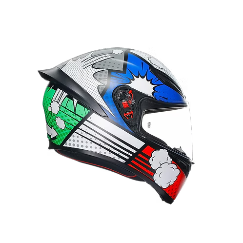 AGV K1 S HELMET - BANG MATT ITALY/BLUE (ISI & ECE2206)