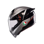 AGV K1 S HELMET - LAP MATT BLACK/GREY/RED (ISI & ECE2206)