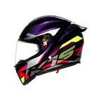 AGV K1 S HELMET - FASTLAP BLACK/PURPLE/PINK (ISI & ECE2206)