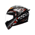 AGV K1 S HELMET - LYZARD BLACK/GREY/RED (ISI & ECE2206)