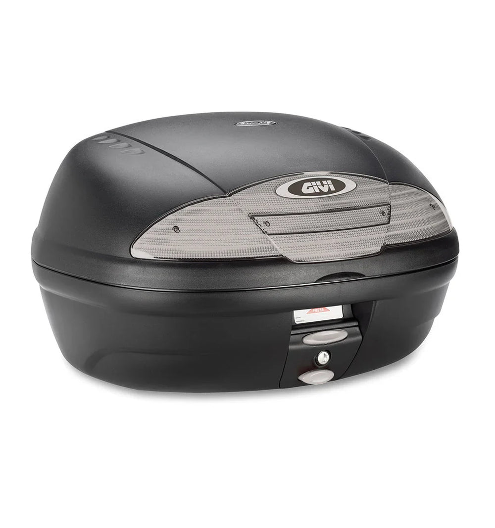 GIVI Top Case MONOLOCK SIMPLY II Black with White Reflectors 45 Litres (E450NT)