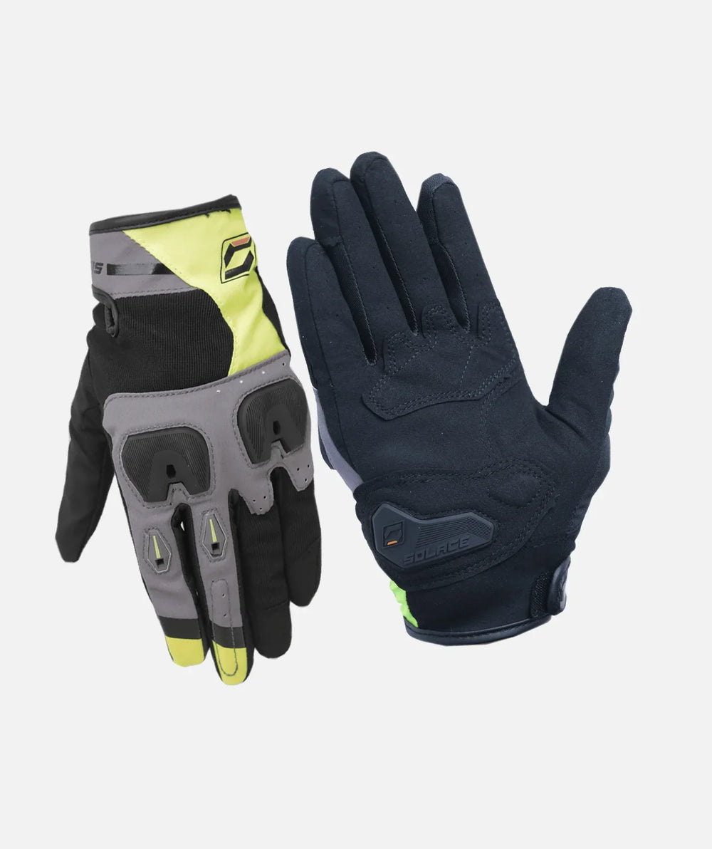 Aura Lite Gloves (Grey-Neon)