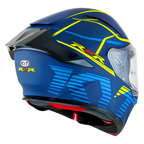 KYT R2R Pro Concept Matt Blue Yellow Helmet