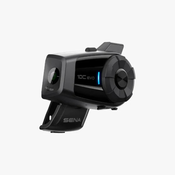 Sena 10C EVO Motorcycle Bluetooth Camera & Communication System with HD Speakers Intercom