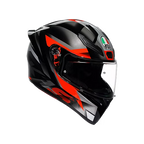 AGV K1 S HELMET - FASTLAP BLACK/GREY/RED (ISI & ECE2206)