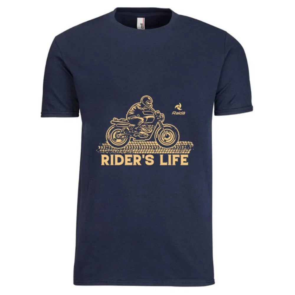 Raida Rider’s Life T-Shirt | Navy Blue