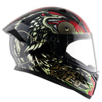Bolt Wild Men Full Face Riding Helmet With Spoiler