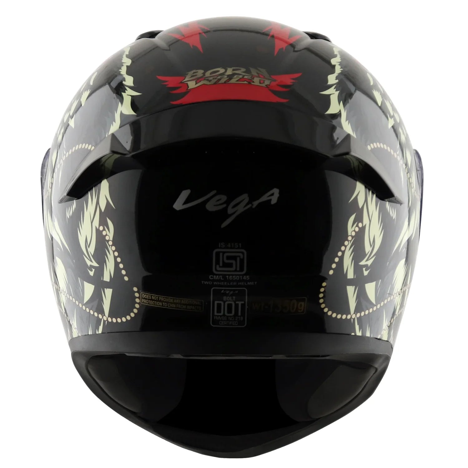 Bolt Wild Men Full Face Riding Helmet With Spoiler