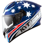 KYT NFR Brock Parkes Blue Gloss Helmet