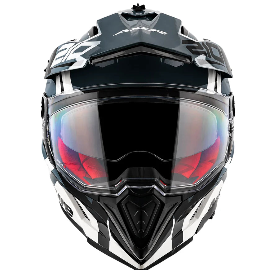 X-Cross Dual Visor Speedometer Helmet