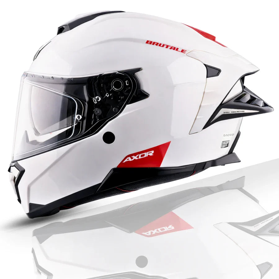 Brutale Solid Colors Dual Spoiler Helmet
