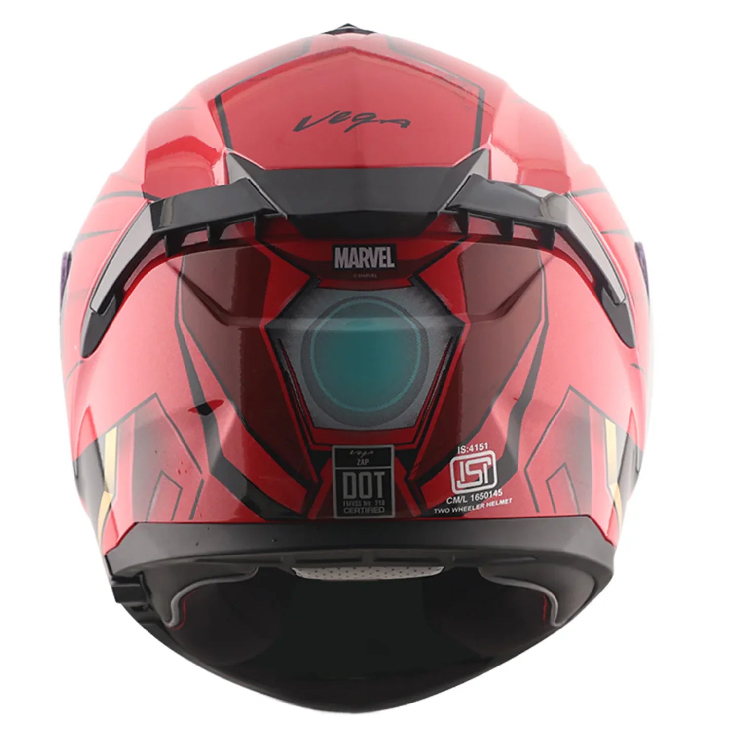 Zap Dual Visor Marvel Iron Man Helmet