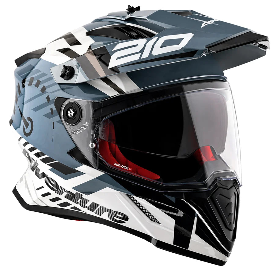 X-Cross Dual Visor Speedometer Helmet