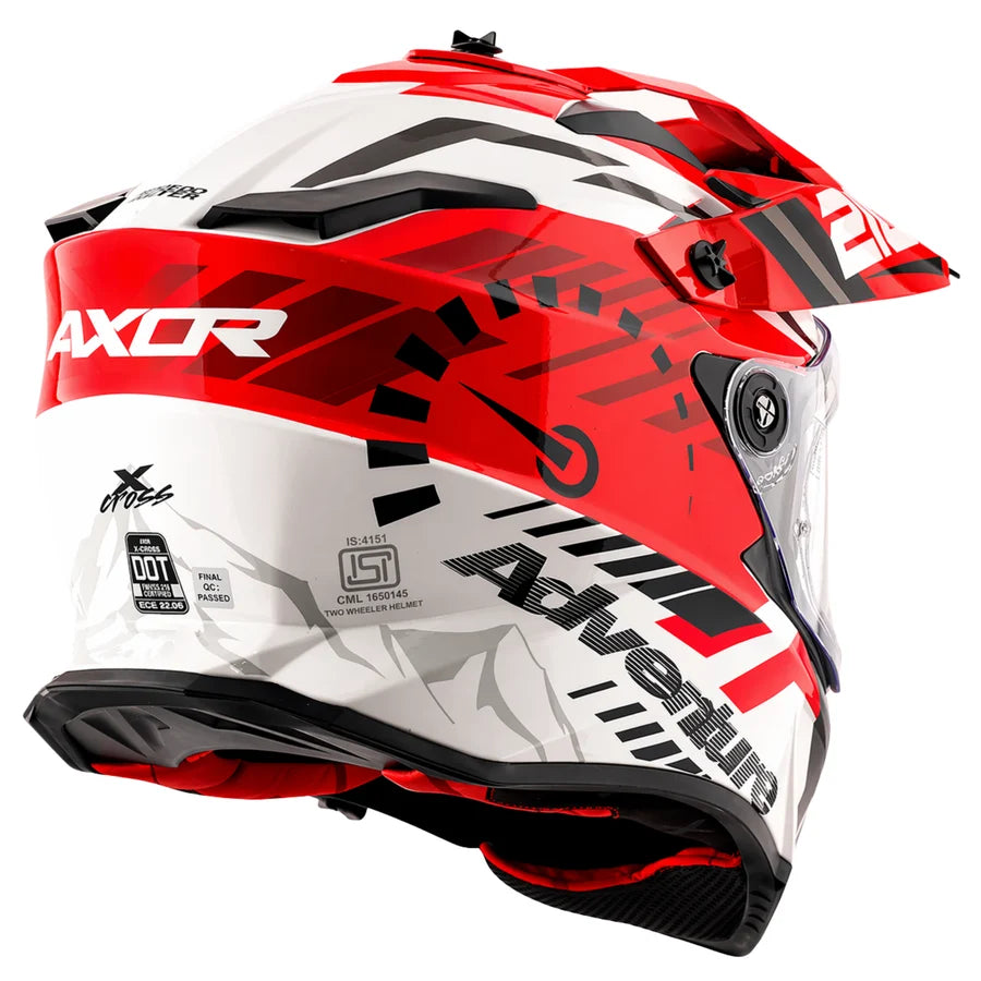 X-Cross Dual Visor Speedometer Helmet