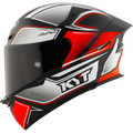 KYT TT Revo Tourist Red Fluro Gloss Helmet