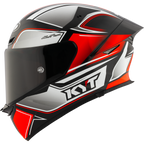 KYT TT Revo Tourist Red Fluro Gloss Helmet