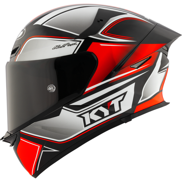 KYT TT Revo Tourist Red Fluro Gloss Helmet