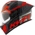 KYT R2R Pro Octane Black Red Gloss Helmet