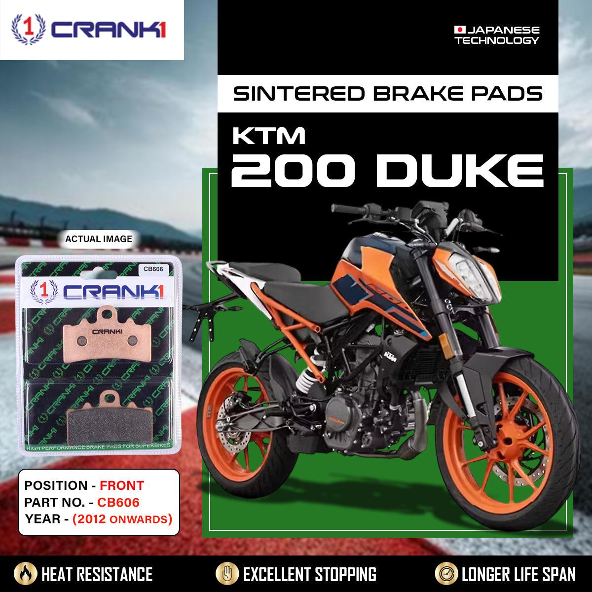 Sintered Brake Pads For KTM 200 Duke (2012 Onwards) - Front - CB606