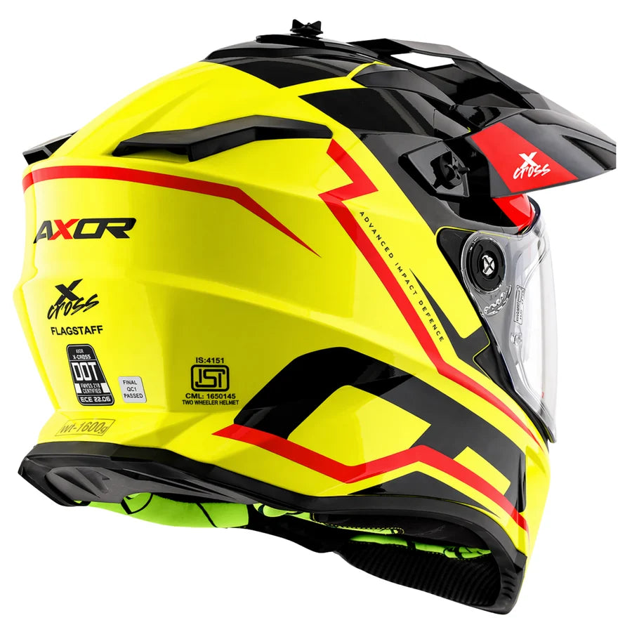 X-Cross Dual Visor Flagstaff Helmet