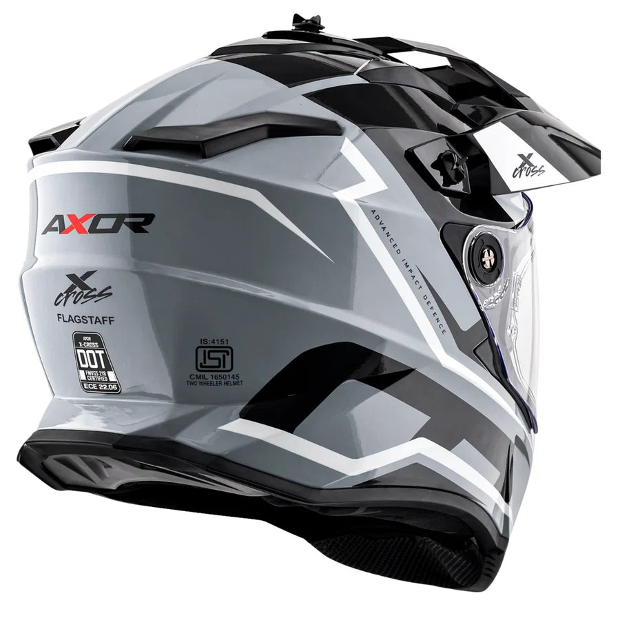 X-Cross Dual Visor Flagstaff Helmet