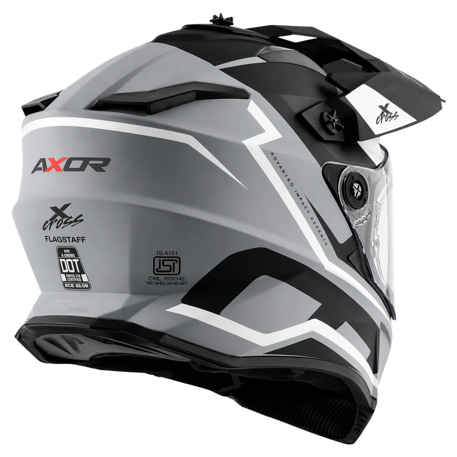 X-Cross Dual Visor Flagstaff Helmet