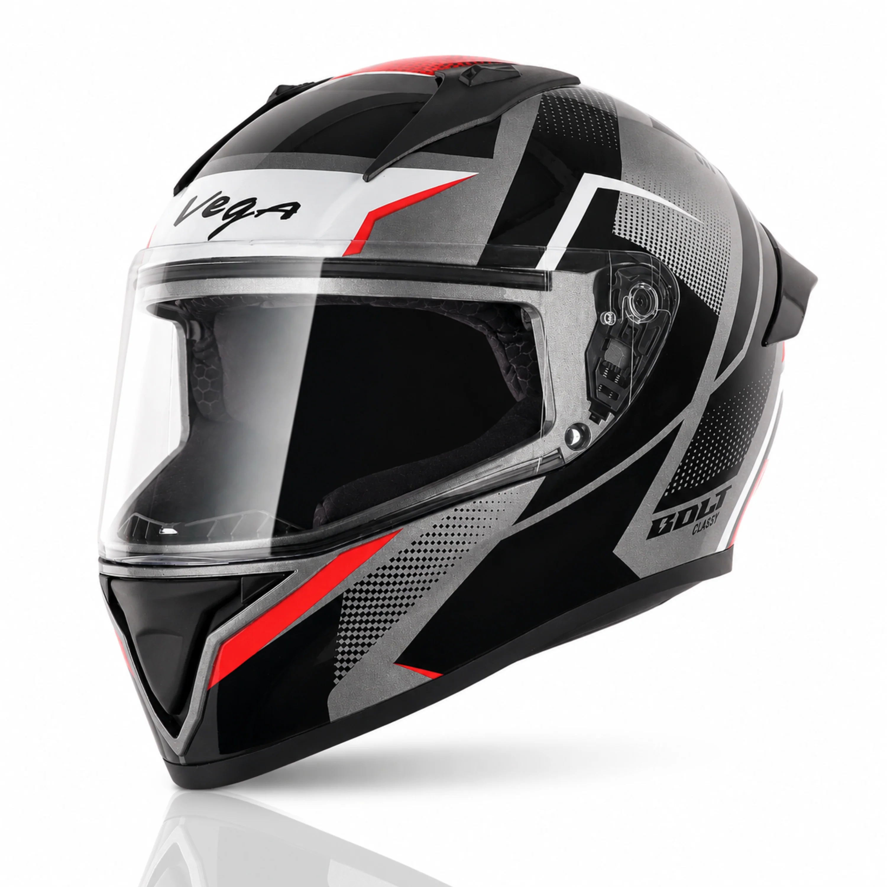Vega Bolt Classy Helmet With Spoiler