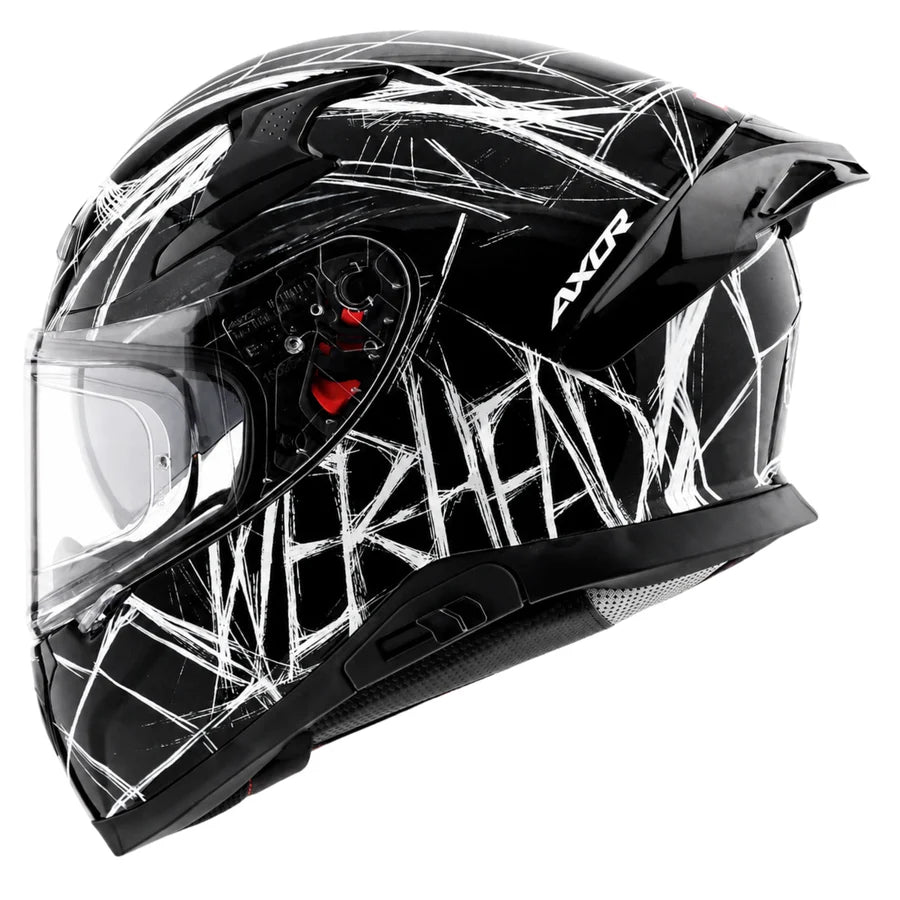 Axor Apex Marvel Spider Man Edition Full-Face Helmet With Spoiler
