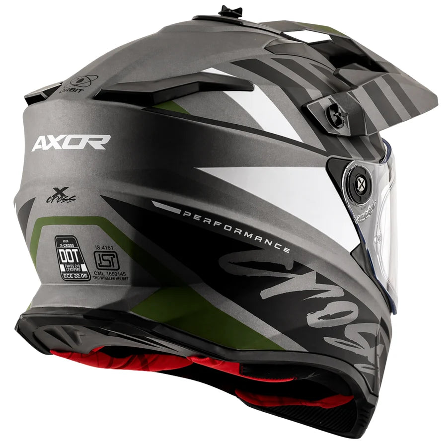 X-Cross Dual Visor Orbit Helmet
