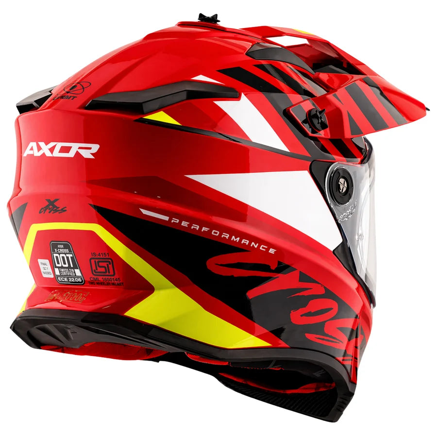 X-Cross Dual Visor Orbit Helmet