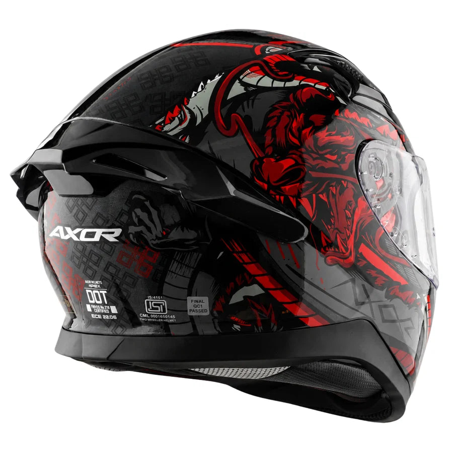 Apex Scratch Helmet With Spoiler