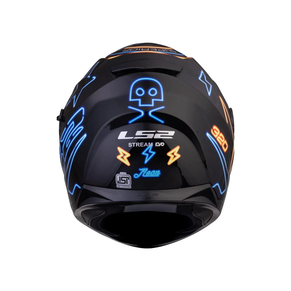 FF320 STREAM EVO NEON GLOSS BLACK BLUE FLURO ORANGE