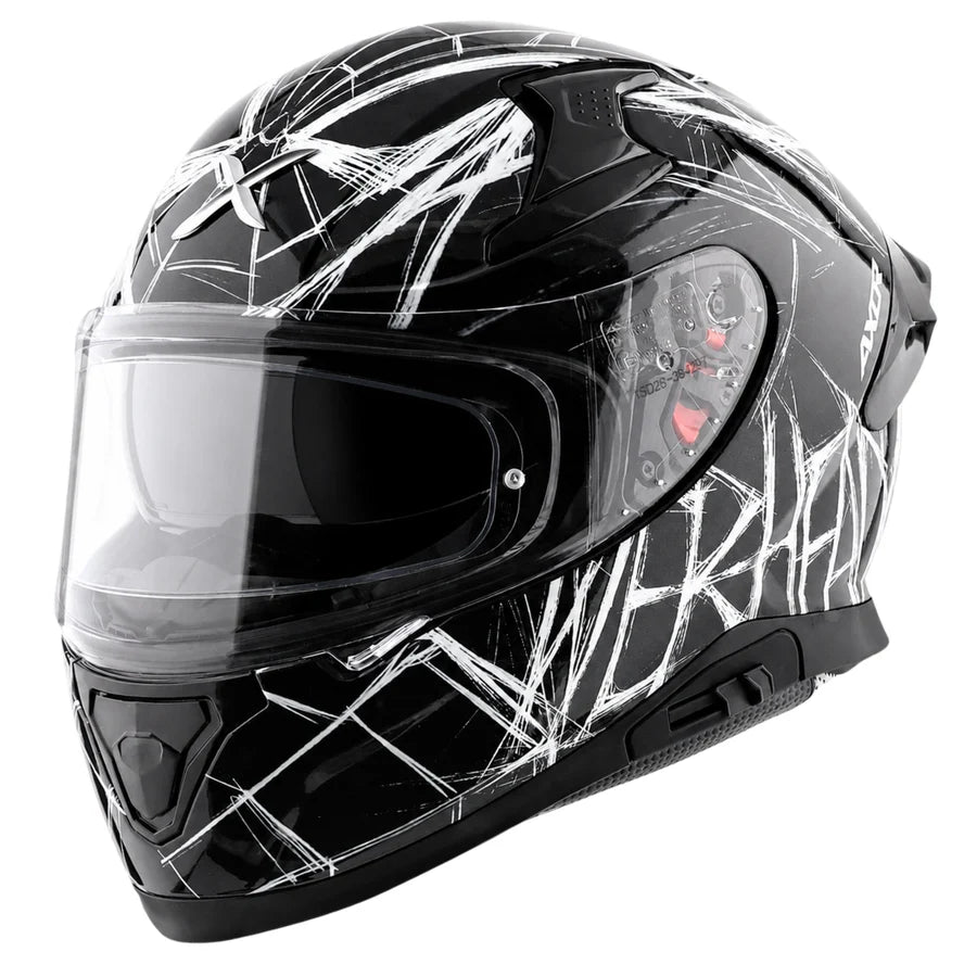 Axor Apex Marvel Spider Man Edition Full-Face Helmet With Spoiler