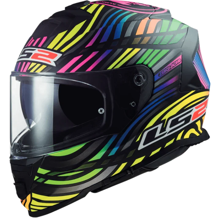 FF800 STORM POWER MATT BLACK RAINBOW + LS2 HELMET BACK PACK FREE