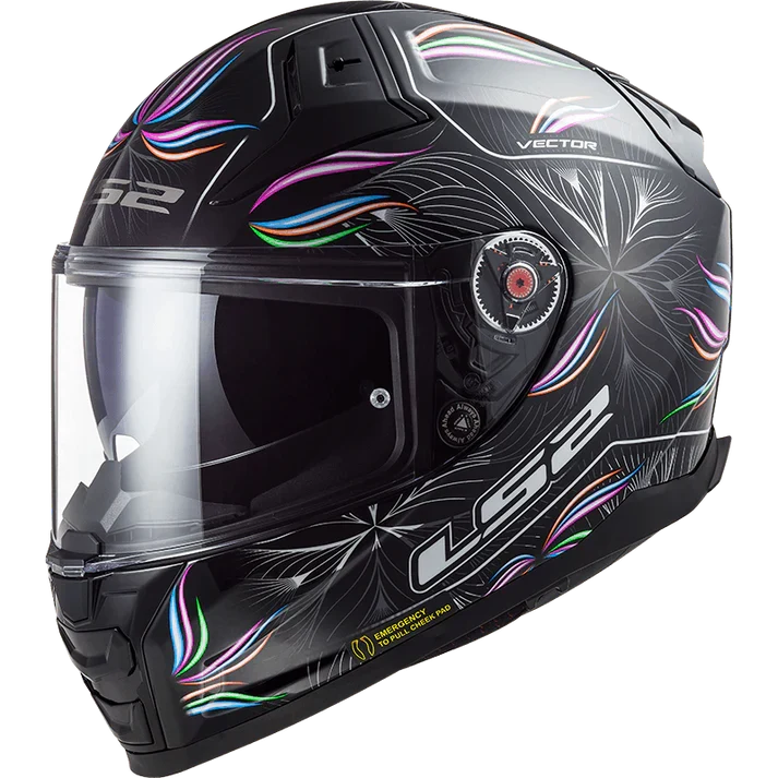 FF811 VECTOR II TROPICAL GLOSS BLACK WHITE