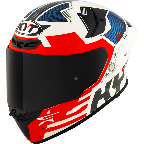 KYT TT Revo Fuselage Red Gloss Helmet