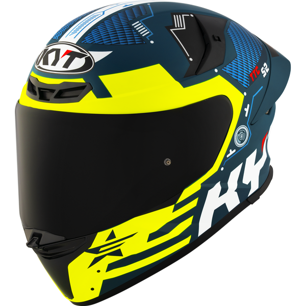 KYT TT Revo Fuselage Yellow Matt Helmet