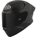 KYT TT Revo Plain Black Matt Helmet